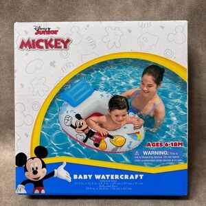 Disney Jr Mickey Mouse Baby Watercraft Float Swimming Pool Seat - Ages 6-18 M